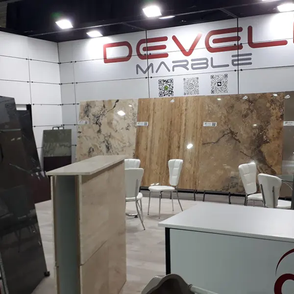 Mermer Fuarı Stand Kurulumu & Temizlik
