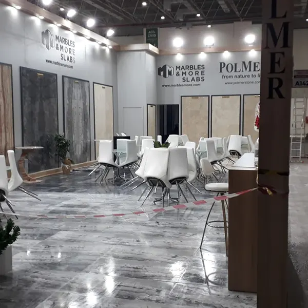 Mermer Fuarı Stand Kurulumu & Temizlik
